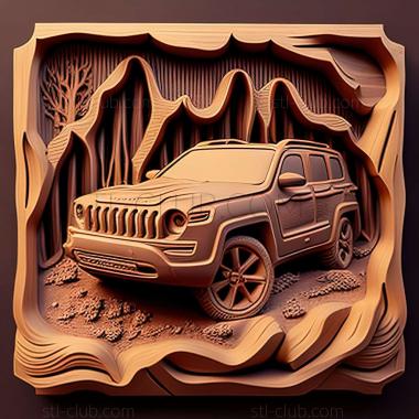 3D мадэль Jeep Cherokee SJ (STL)